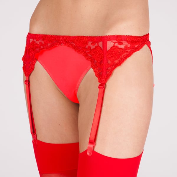 Silky Womens/Ladies Narrow Lace Suspender Belt (1 Pair)