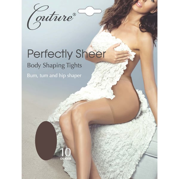 Couture Womens/Ladies Perfectly Sheer Body Shaping Tights (1 Pair)