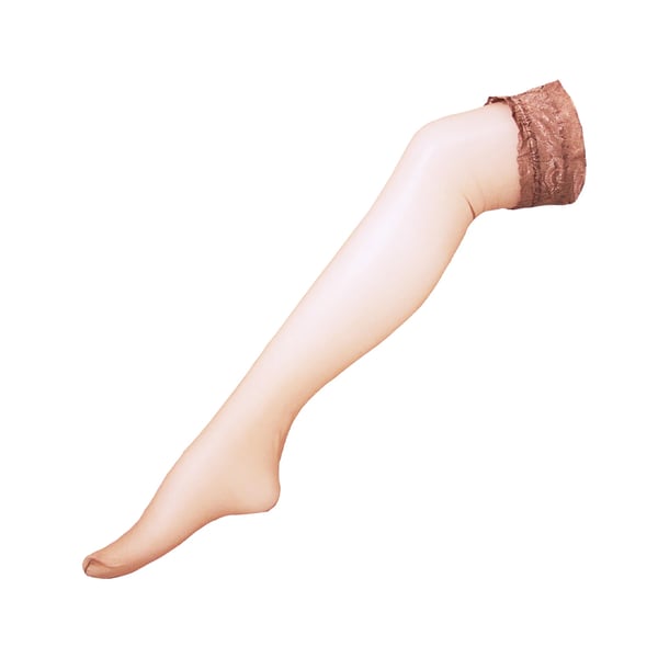 Couture Womens/Ladies Luxurious Deep Lace Hold Up Stockings