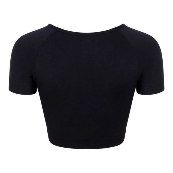 Silky Girls Plain Crop Top