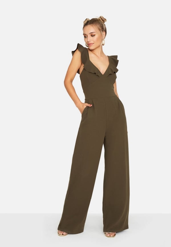 Girls On Film Womens/Ladies Sabor Frill Jumpsuit