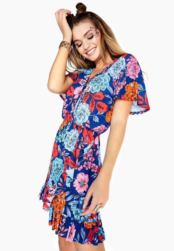 Girls On Film Womens/Ladies Ford Mock Wrap Dress