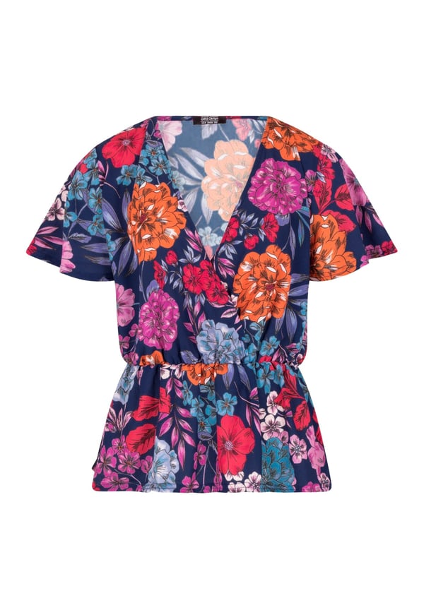 Girls On Film Dam/Dam Jackson Mock Wrap Blus
