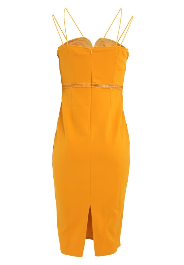 Girls On Film Womens/Ladies Midas Touch Sweetheart Midi Dress