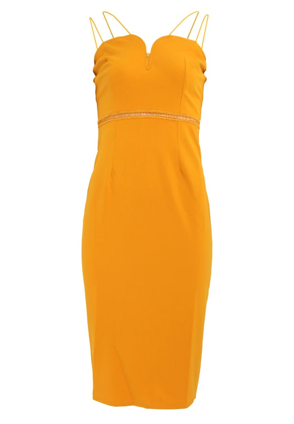 Girls On Film Womens/Ladies Midas Touch Sweetheart Midi Dress