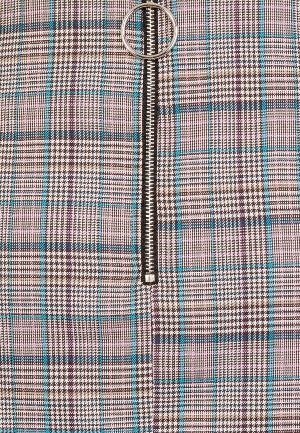 Girls On Film Womens/Ladies Avenue Check Skirt