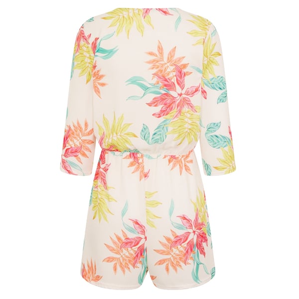 Girls On Film Womens/Ladies Disturbia Neon Palm Playsuit