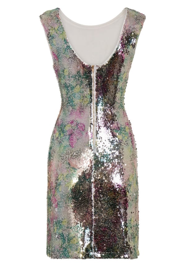 Girls On Film Womens/Ladies Aion Metallic Sequin Dress