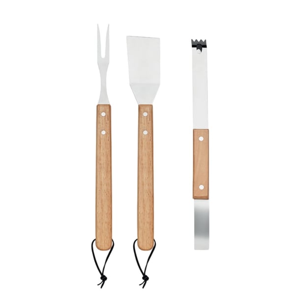 MidOcean Smokey Oak BBQ-työkalusarja (3 kpl)