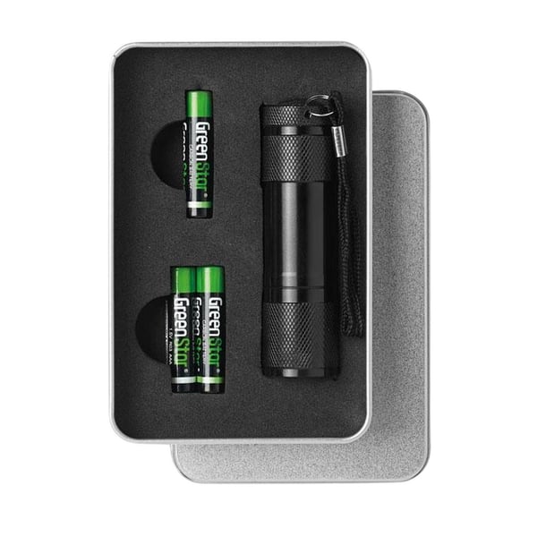 MidOcean LED Plus LED -käsivalaisin (paristot mukana)