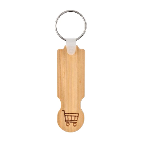 MidOcean Compras Bambu Shopping Trolley Nyckelring