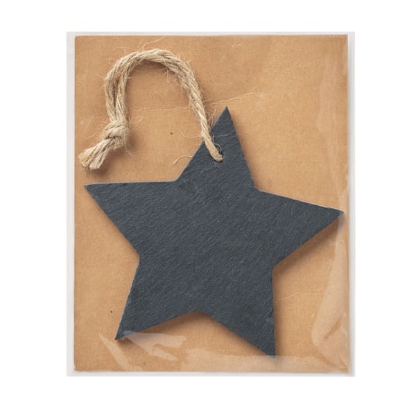 MidOcean Slatestar Slate Star Christmas Hanging Decoration