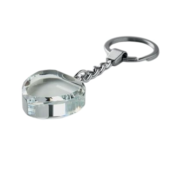 MidOcean Heartward Heart nøglering af glas
