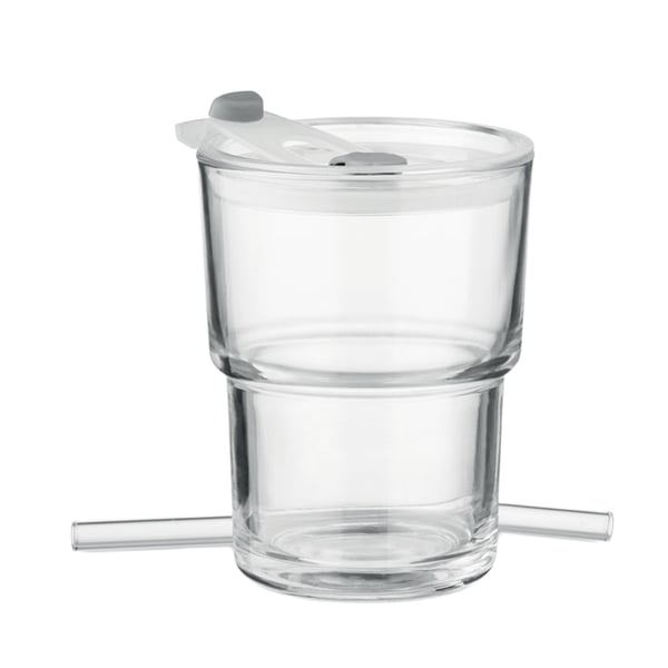 MidOcean Sip Straw Glas 400 ml drikkedunk