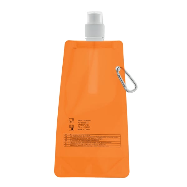 MidOcean Gates Plain Foldable 480ml Water Bottle