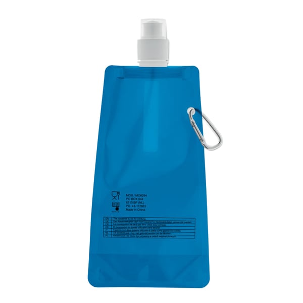 MidOcean Gates Plain Foldable 480ml Water Bottle
