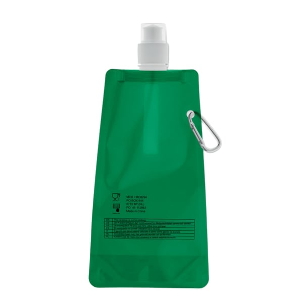 MidOcean Gates Plain Foldable 480ml Water Bottle