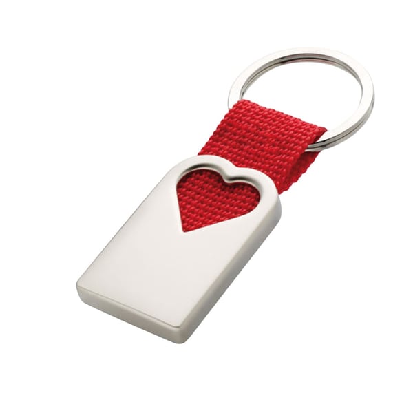 MidOcean Bonheur Heart Metal Nøglering