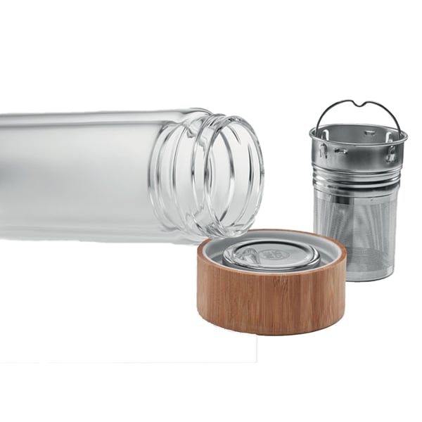 MidOcean Batumi lasinen kaksiseinäinen 400 ml pullo