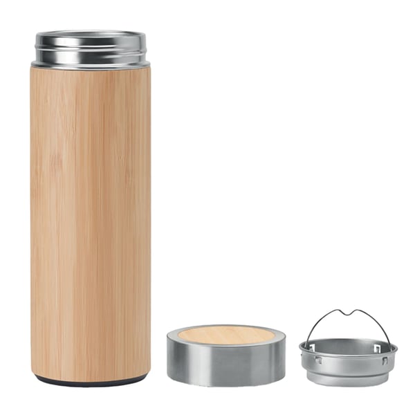 MidOcean Batumi Bambu Dubbelväggig 400 ml Flaska