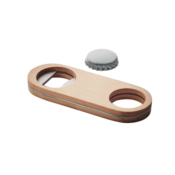 MidOcean Valbamper Bamboo Oval Bottle Opener
