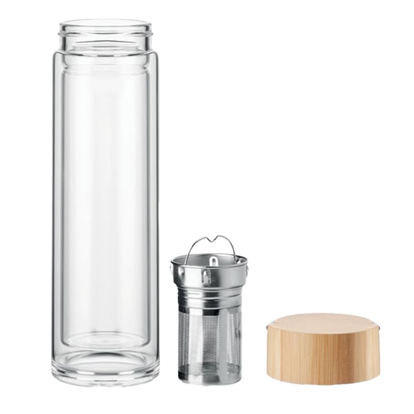 MidOcean Batami Glass Double Wall 400ml Water Bottle