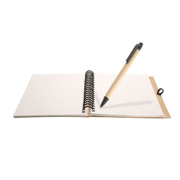MidOcean Bloquero Genbrugsbog B6 med pen