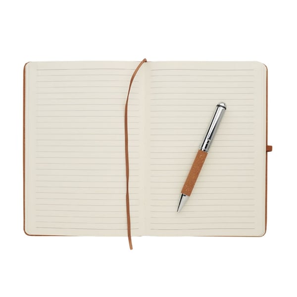 MidOcean Eleganote Leather Notebook & Pen