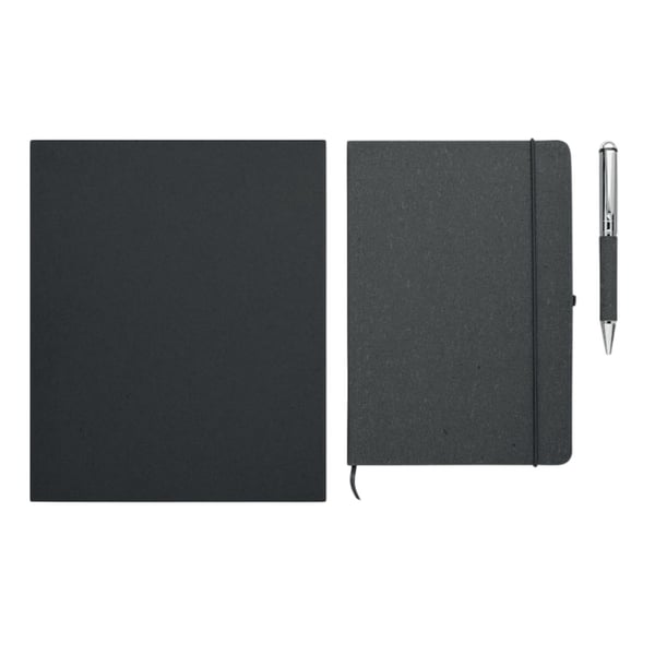 MidOcean Eleganote Leather Notebook & Pen