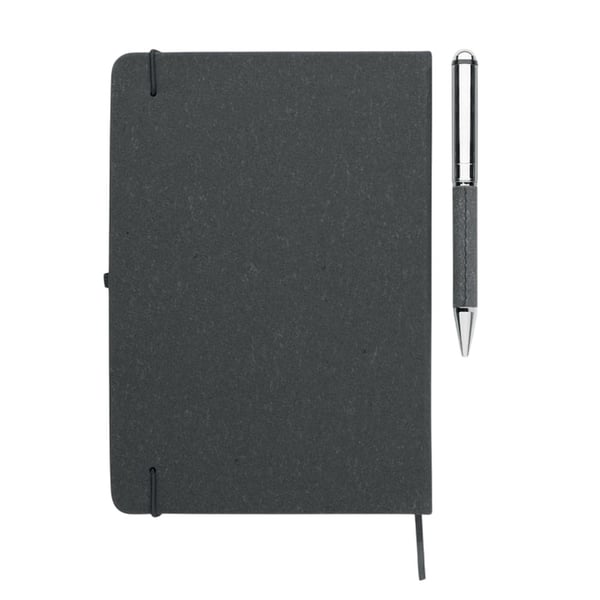 MidOcean Eleganote Leather Notebook & Pen