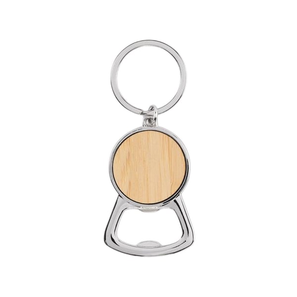 MidOcean Keypop Bambu Återvunnen Aluminium Flasköppnare Nyckelring