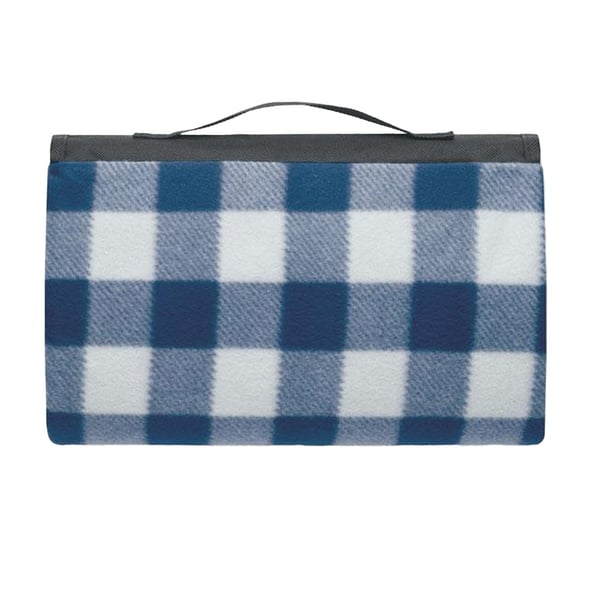 MidOcean Caly Fleece Gingham Check Picnic Blanket