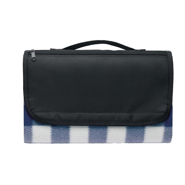 MidOcean Caly Fleece Gingham Check Picnic Blanket