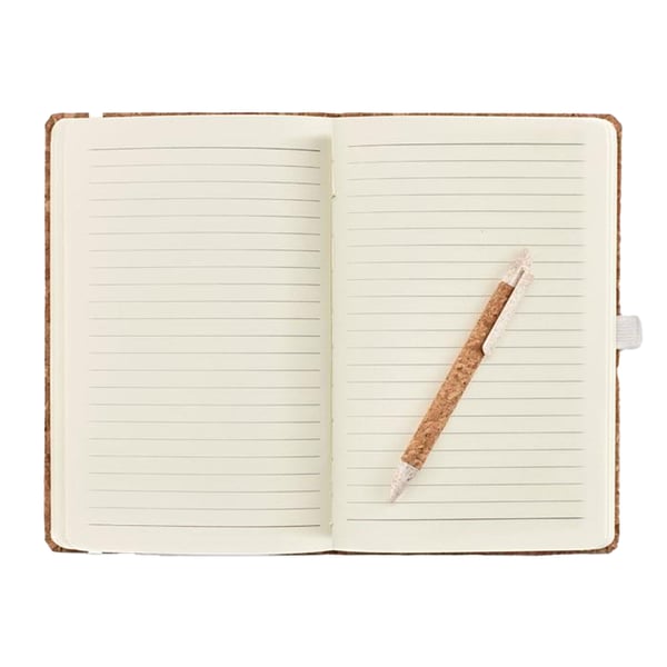 MidOcean Suber Cork A5 notesbog med pennesæt