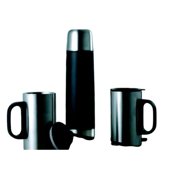 MidOcean Isoset Vacuum Insulated Flask & Cup Set (Pack of 3)