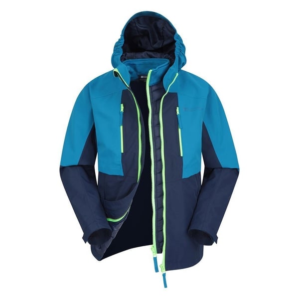 Mountain Warehouse Childrens/Kids Ravine 3 in 1 Waterproof Jacket