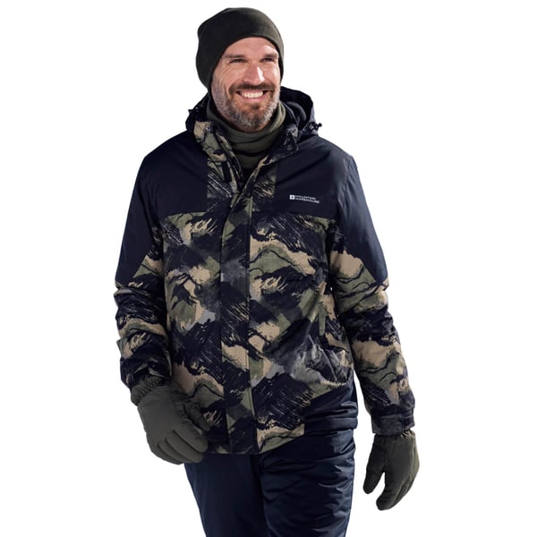 Mountain Warehouse Shadow II skidjacka med tryck för män