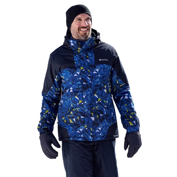 Mountain Warehouse Shadow II skidjacka med tryck för män