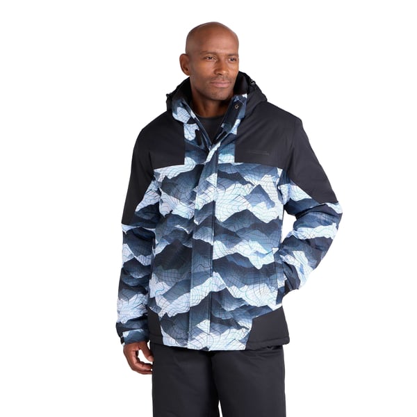 Mountain Warehouse Shadow II skidjacka med tryck för män