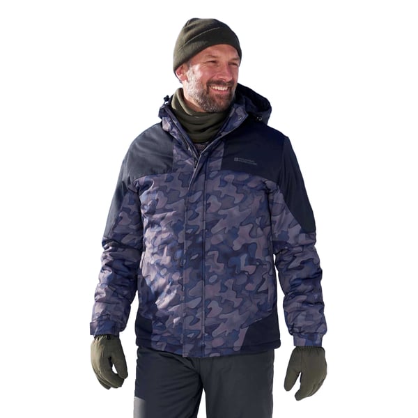 Mountain Warehouse Shadow II skidjacka med tryck för män