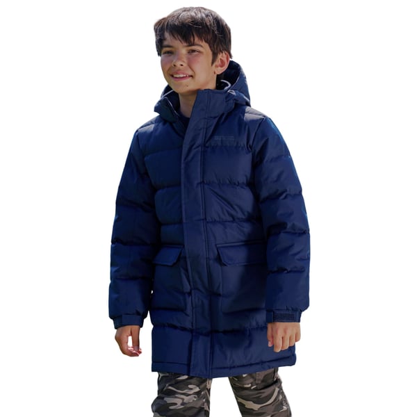 Mountain Warehouse Childrens/Kids Water Resistant Longline Padded Jacket