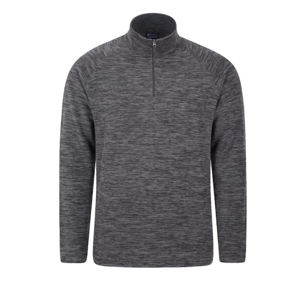Mountain Warehouse Mens Snowdon Melange Fleece Top (Pack Of 2)