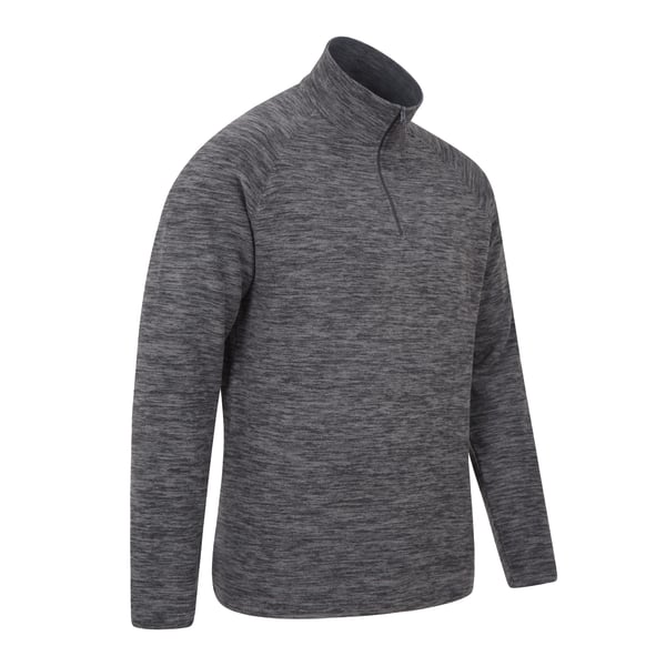 Mountain Warehouse Mens Snowdon Melange Fleece Top (Pack Of 2)