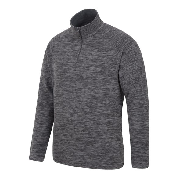 Mountain Warehouse Mens Snowdon Melange Fleece Top (Pack Of 2)