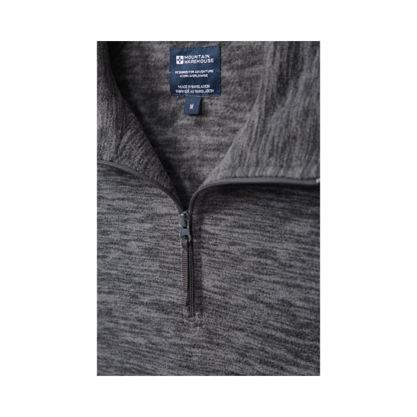 Mountain Warehouse Mens Snowdon Melange Fleece Top (Pack Of 2)
