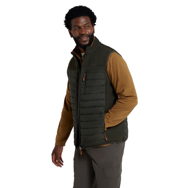 Mountain Warehouse Mens Turbine II Hybrid Padded Gilet