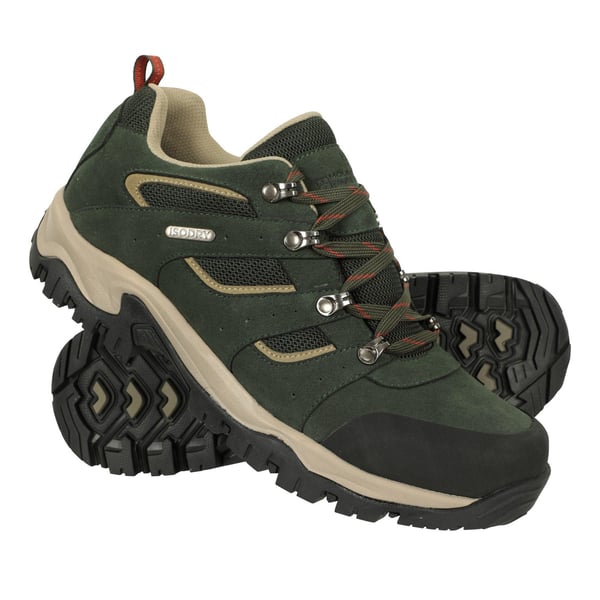 Mountain Warehouse Mens Voyage Suede Waterproof Walking Shoes