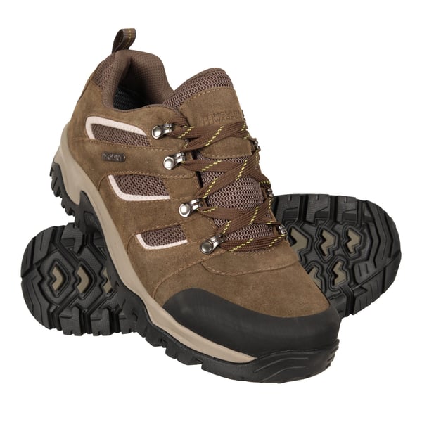 Mountain Warehouse Mens Voyage Suede Waterproof Walking Shoes