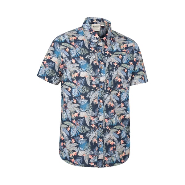 Mountain Warehouse Mens Tropical Short-Sleeved Shirt