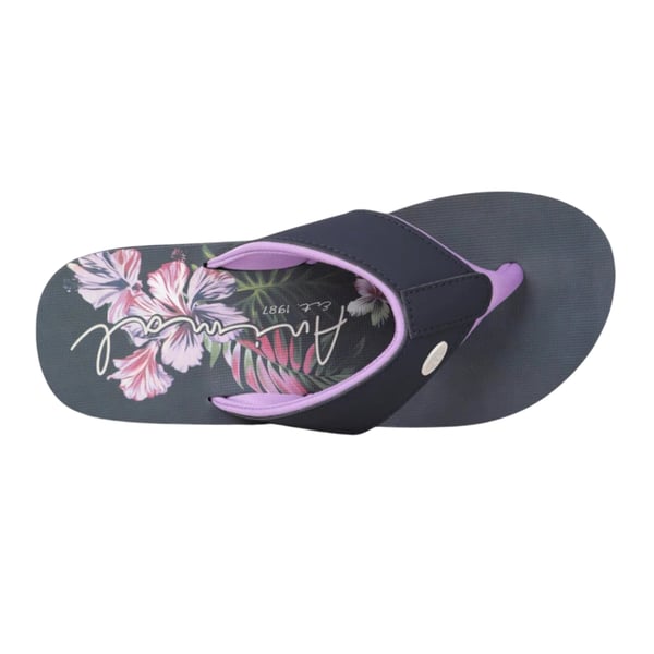 Animal Womens/Ladies Leaf Print Recycled Flip Flops